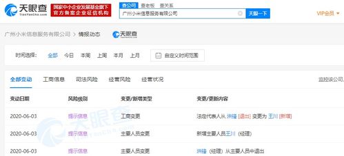 洪锋卸任广州小米信息服务法人及经理，聚焦AI与数字化转型新航向